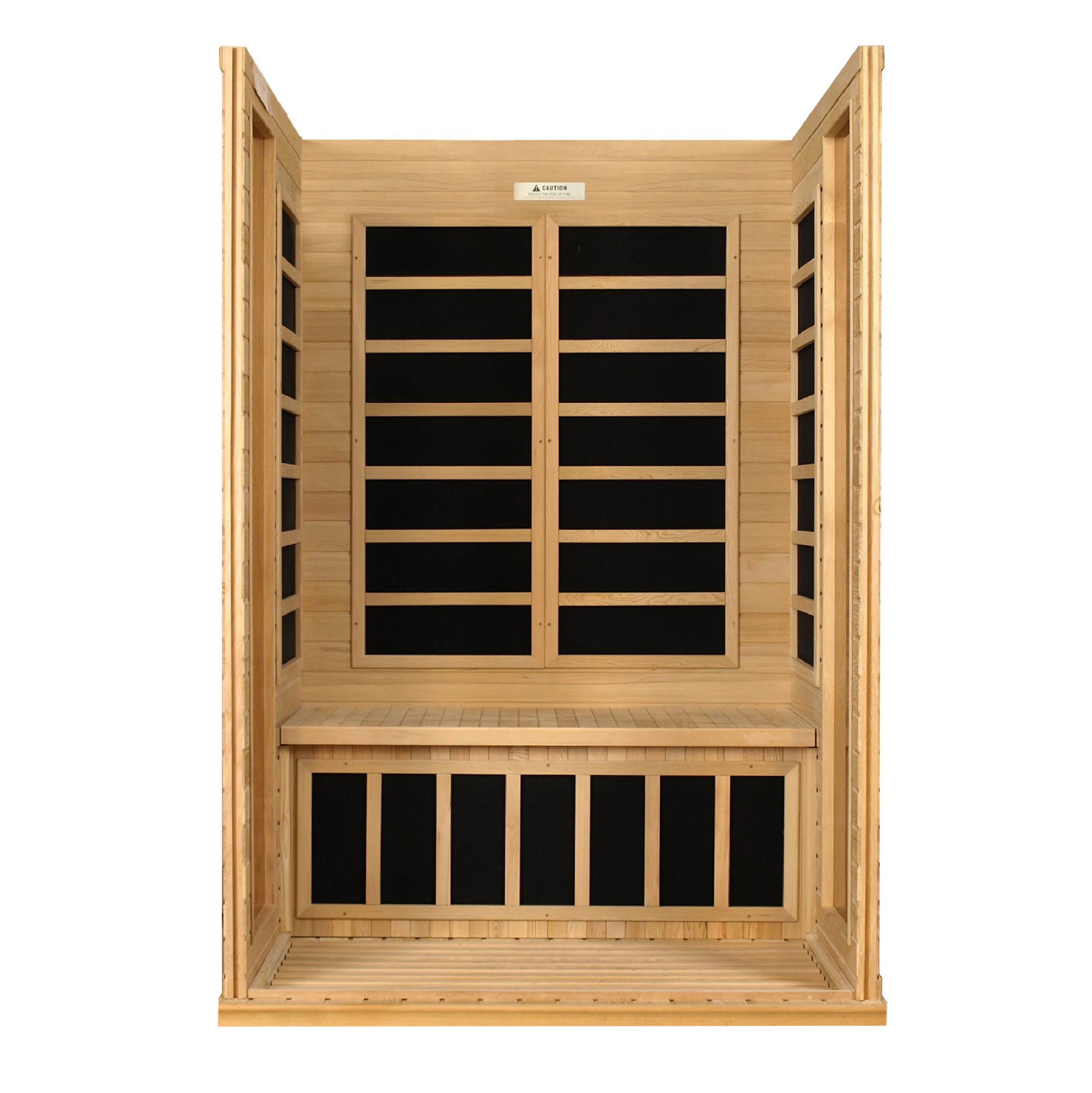 Dynamic "Versailles" 2 Person Low EMF FAR IR Sauna (DYN-6202-03)