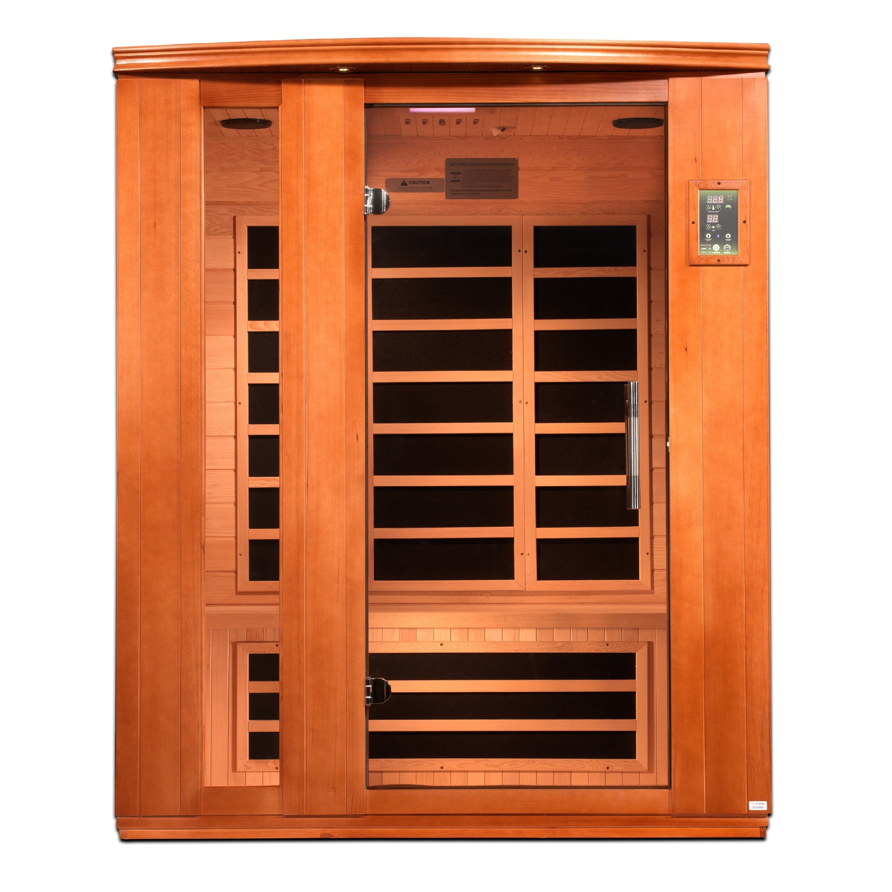 Dynamic "Lugano" 3 Person Low EMF FAR IR Sauna (DYN-6336-02)