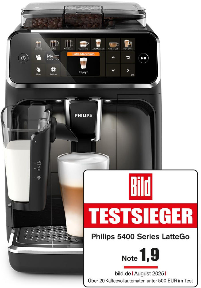 Kaffeevollautomat – LatteGo 5400 + GRATIS Luxus-Kaffee-Set